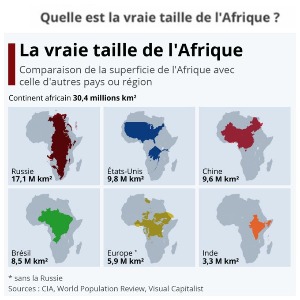 AFRIQUE2050 Géographie : Quelle est la vraie taille de l'Afrique ?