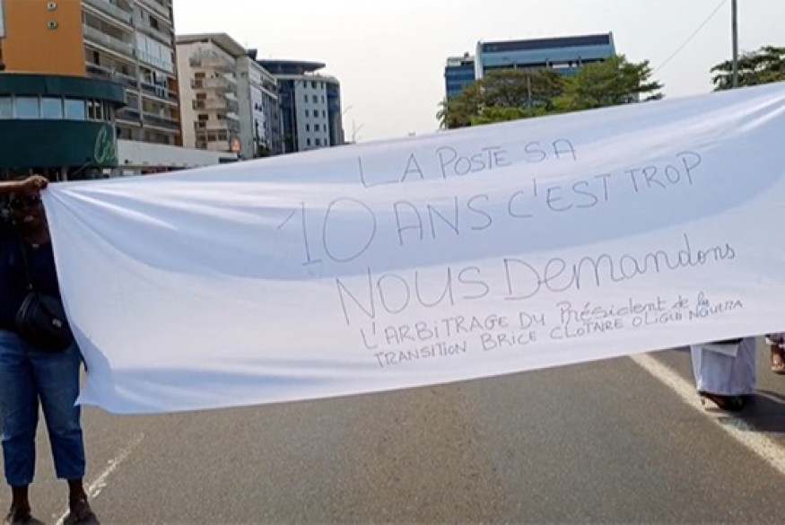 Gabon : Les postiers manifestent contre la mauvaise gestion de leur entreprise