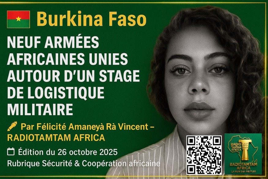 Burkina Faso : neuf armées africaines unies autour d’un stage de logistique militaire