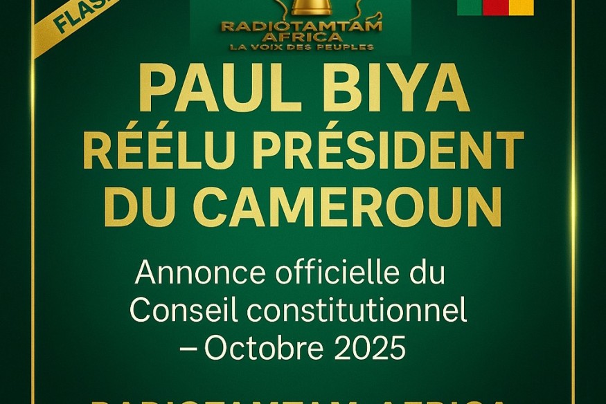 CAMEROUN : Paul Biya remporte son huitième mandat au Cameroun