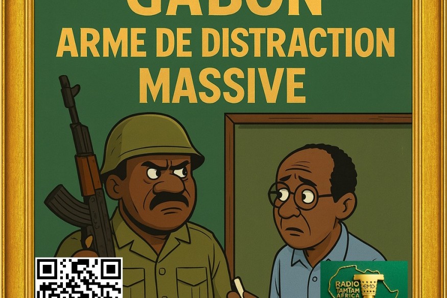  GABON – Quand la craie devient arme de distraction massive