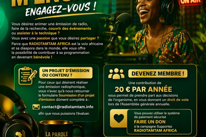 JE M’ENGAGE - RADIOTAMTAM AFRICA